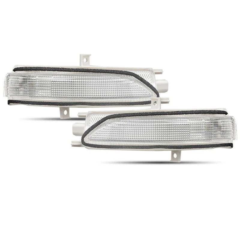Awqmx Intermitentes De Espejo Para Jazz 2007-2015 34350-TG5-H01 34300-SAA-013 LED Ámbar Retrovisor Coche Si Lámpara Espejo Intermitente Repetidor Lámpara(Pair 07-08)