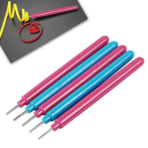5 x Papier-Quilling-Werkzeug Nadelstift für Bastelarbeiten Cover