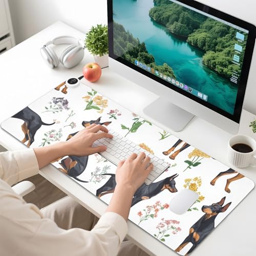 Tapis de souris chauffant grand format 80 x 33 cm tapis bureau chaud
