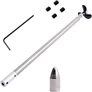 Fielect Drive Shaft w Propeller and Universal Joint for RC Boat, L200mm Shaft, L150mm Sleeve, D36mm Propeller, Fit for 3mm Motor Shaft