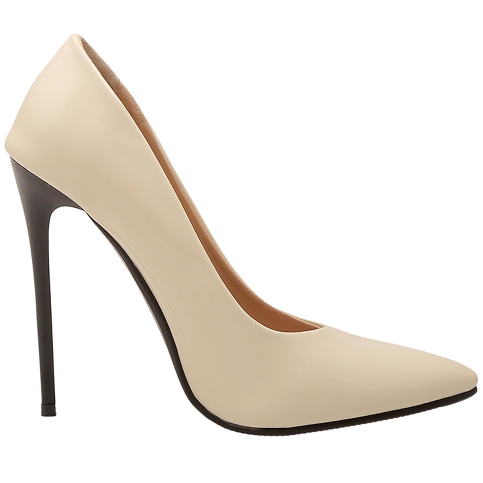 Zapatos de tacón alto sexy para mujer, diseño clásico minimalista con tacón ultrafino