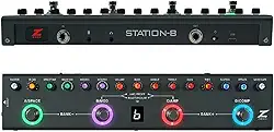 Pedaleira Ziron Station B Bass p/baixo 9 Pré amp IR chorus reverb drive