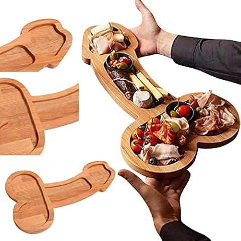 Aperitif-Brett, Aperitif Board einzigartiges Massivholz-Wurstbrett und Schachbrett Cover