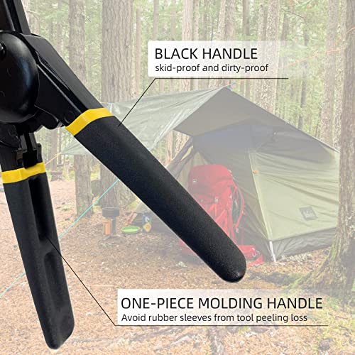 image for HAPDEN Grommet Tool Kit, 3/8 inch Handheld Eyelet Kit Manual Grommet P