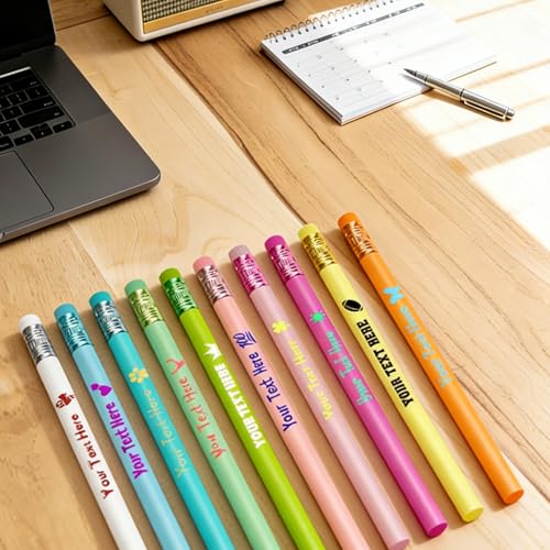 Lápices personalizados para escritura escolares y oficina miniatura 7