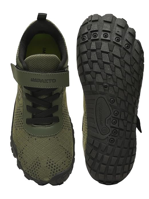 Image of Impakto Barefoot Rooted Wide feet Shoes for Men | Lightweight & Training Shoes with Soft Sole & Superior Grip | Running on Soft Grounds, Jogging & Regular Gym Shoes