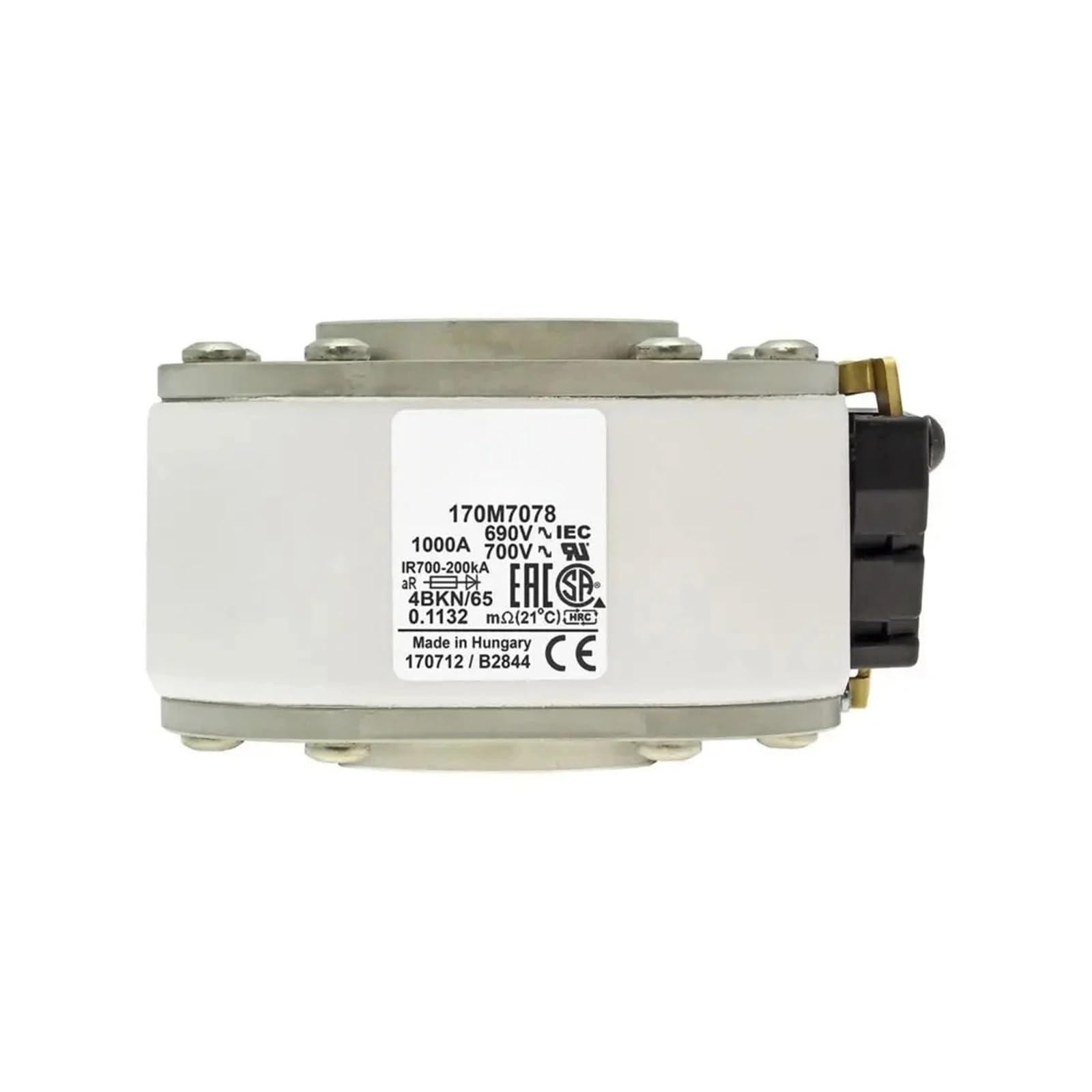 Fusible 170M7124 haute performance pour la sécurité des réseaux électriques