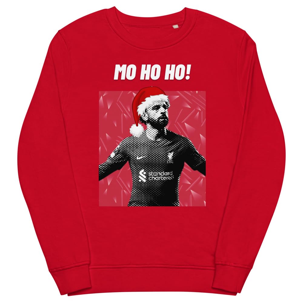 Pull de Noël Liverpool Mo Ho Ho vêtement supporter rouge - 2