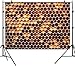 ASDCXZ 7x5ft Apiary Honeycomb Backdrop Bee Honey Nest Beehive Photography Background Bee Farm Honeymoon Girls Boys Happy Birthday Banner Decorations Newborn Baby Shower Portrait Photo Booth Prop