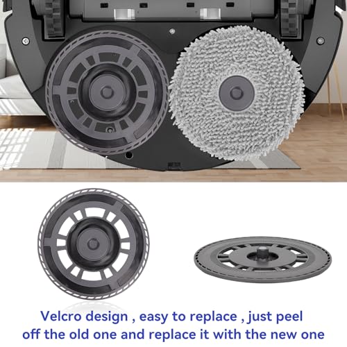 Image of Mop Pad Plate Accessories for Dreame X20 X10 X10pro Robot Robot Vacuum Cleaner - Vacuum Pad Board Holder Replacement Mop Tray Part Attachment