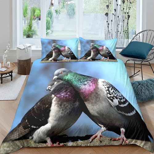 Housse de couette pingouin Super King 260x220 cm en microfibre - 4