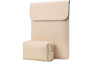 MOSISO Laptop Sleeve Perfectly Fits MacBook Air 13 & Pro 13, Faux...