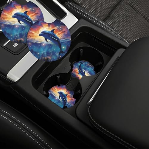 Portavasos para carro universales 2 piezas impermeables miniatura 1