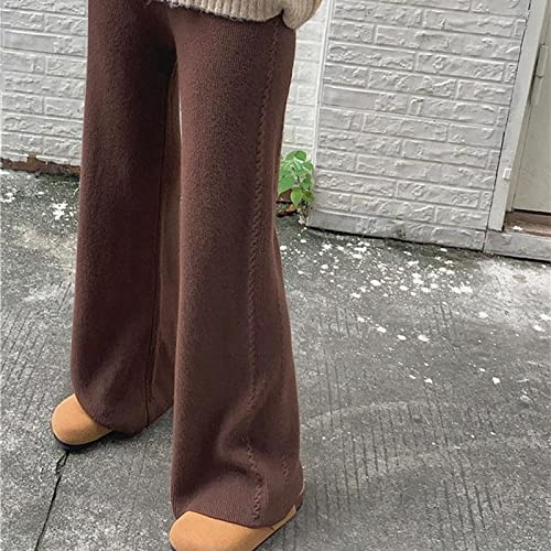 Pantalon en tricot pour femme cadeau de Noël chic et chaleureux pour le Nouvel An
