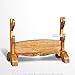 Medieval Gears 2 Tier Solid Wood Samurai Sword Display Stand Natural Finished with Velvet Lined