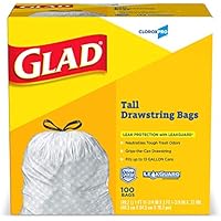 100-Count Glad ForceFlex Tall Kitchen Drawstring Trash Bags only .54-.23: eDeal Info