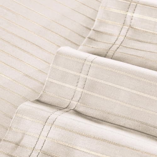 Image of myTrident Bedsheet for Single Bed Cotton| 210 TC | 60 inch x 90 inch | Pearled Ivory
