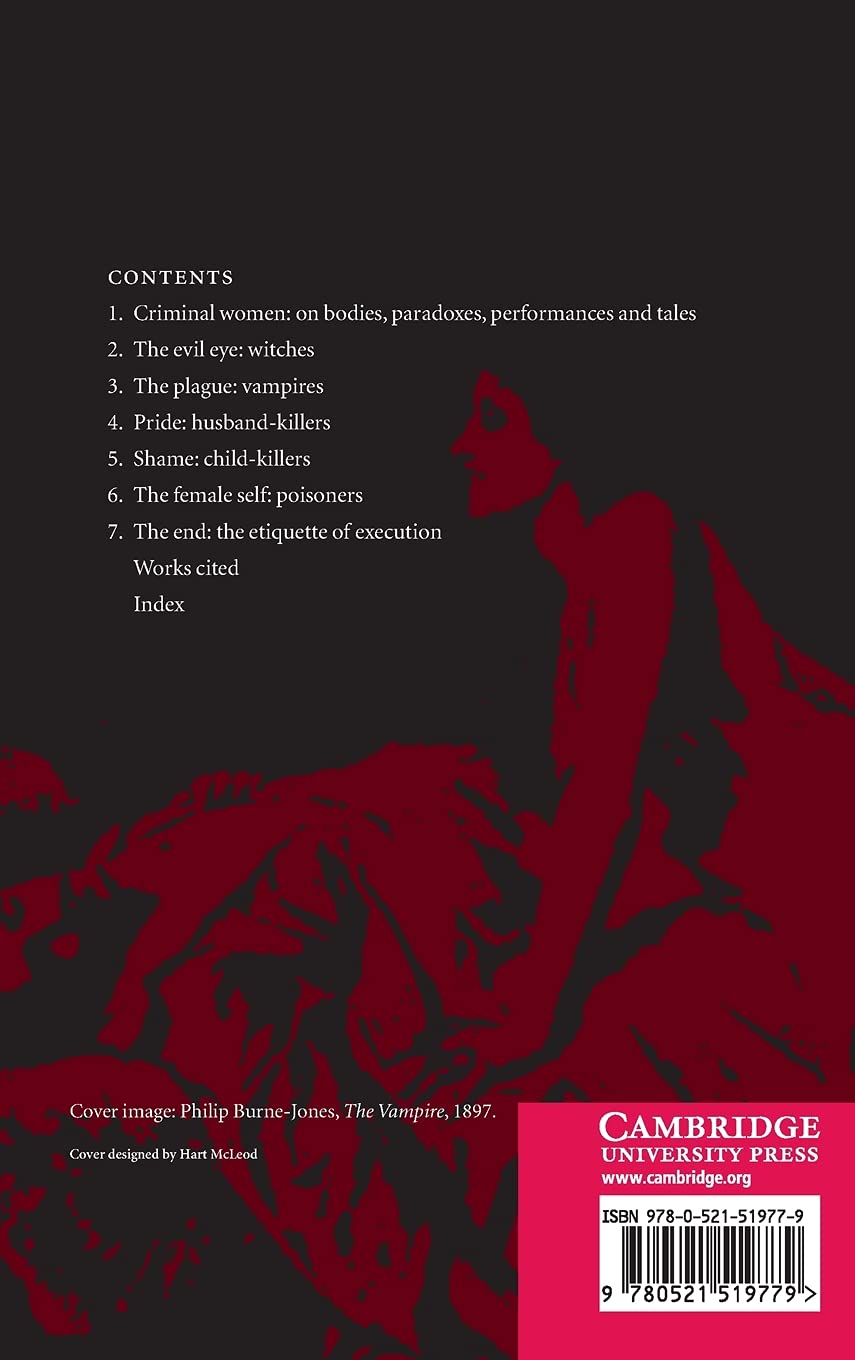 Murderesses in German Writing, 1720-1860: Heroines of Horror (Cambridge Studies in German)