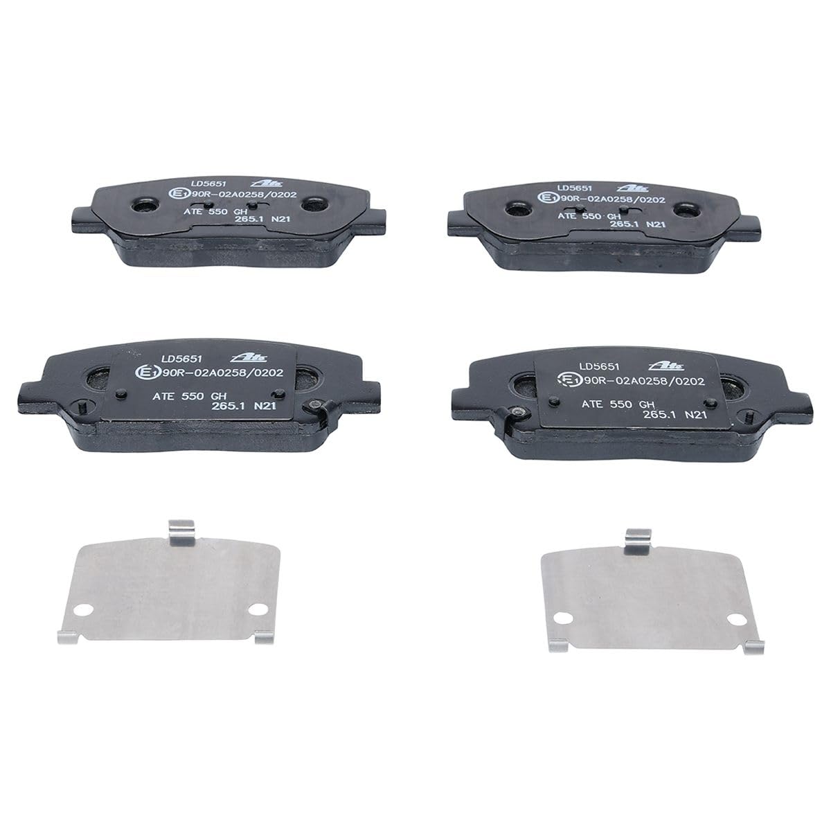 Pastillas De Freno ATE 13.0470-5651.2 - Compatibles Con Hyundai I30, Kia Cee'd | Ancho 140.7 Mm, Altura 60 Mm