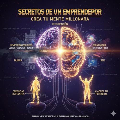 Crea tu Mente Millonaria: Descubre de lo que eres capaz. EL CEREBRO HUMANO.