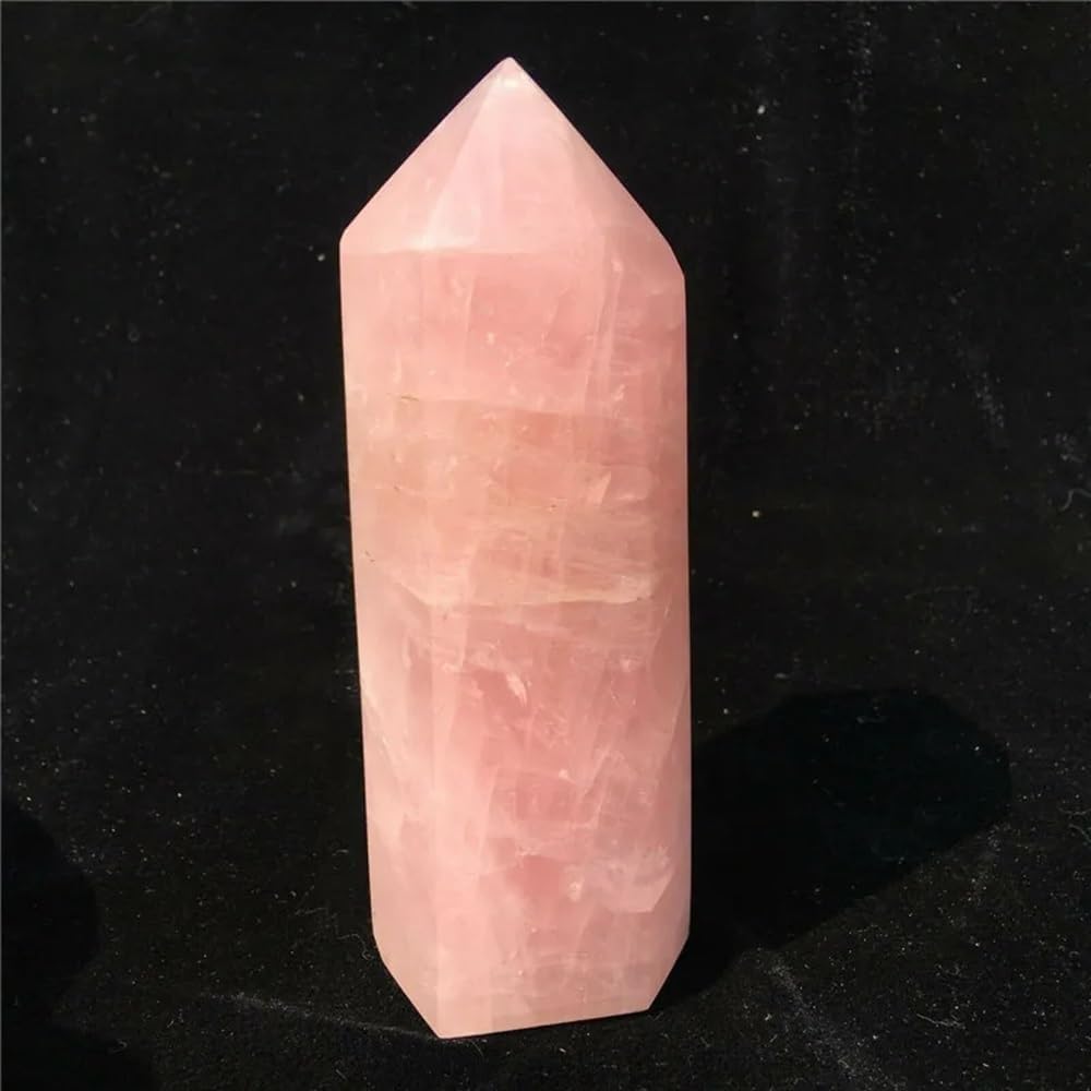 Crystal Pillar Rose Quartz Obelisk Ornaments Home Decor