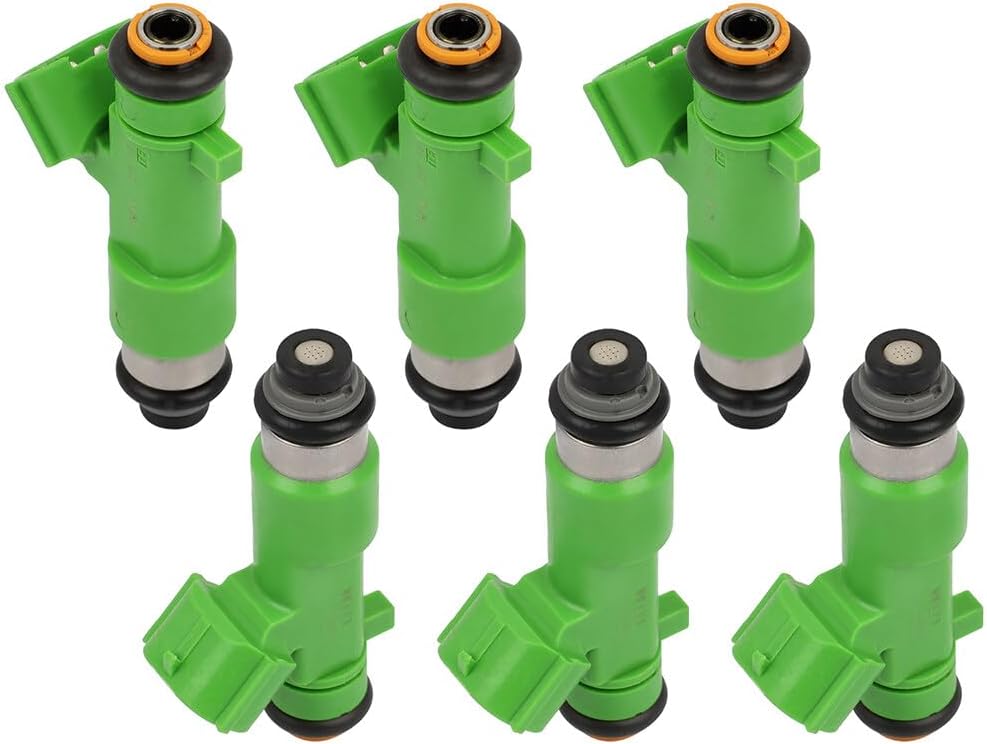 12 Holes 6Pcs Fuel Injector Replace 16600-JK20A SCITOO Automotive Engine Fuel Injector fit for 2008-2012 for Infiniti for EX35, 2007-2014 for Nissan for Altima, 2009-2014 for Nissan for Maxima