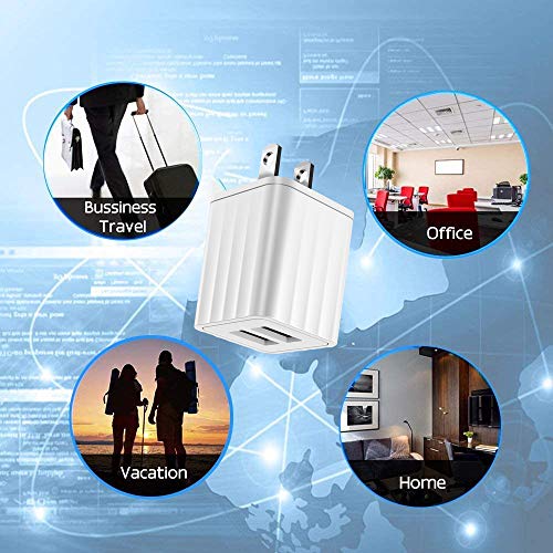 [Apple MFi Certified] iPhone Charger, 2 Pack 3FT Lightning to USB Fast Charging Data Sync Transfer Cable with 2 Pack USB Wall Charger Travel Plug Compatible with iPhone 11/11 Pro/XS/XR/X 8 7 6, iPad - Thumbnail 4