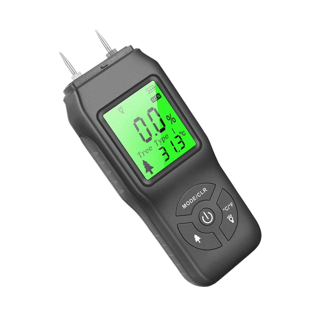 Testeur d'humidité bois Veemoon LCD pour menuiserie