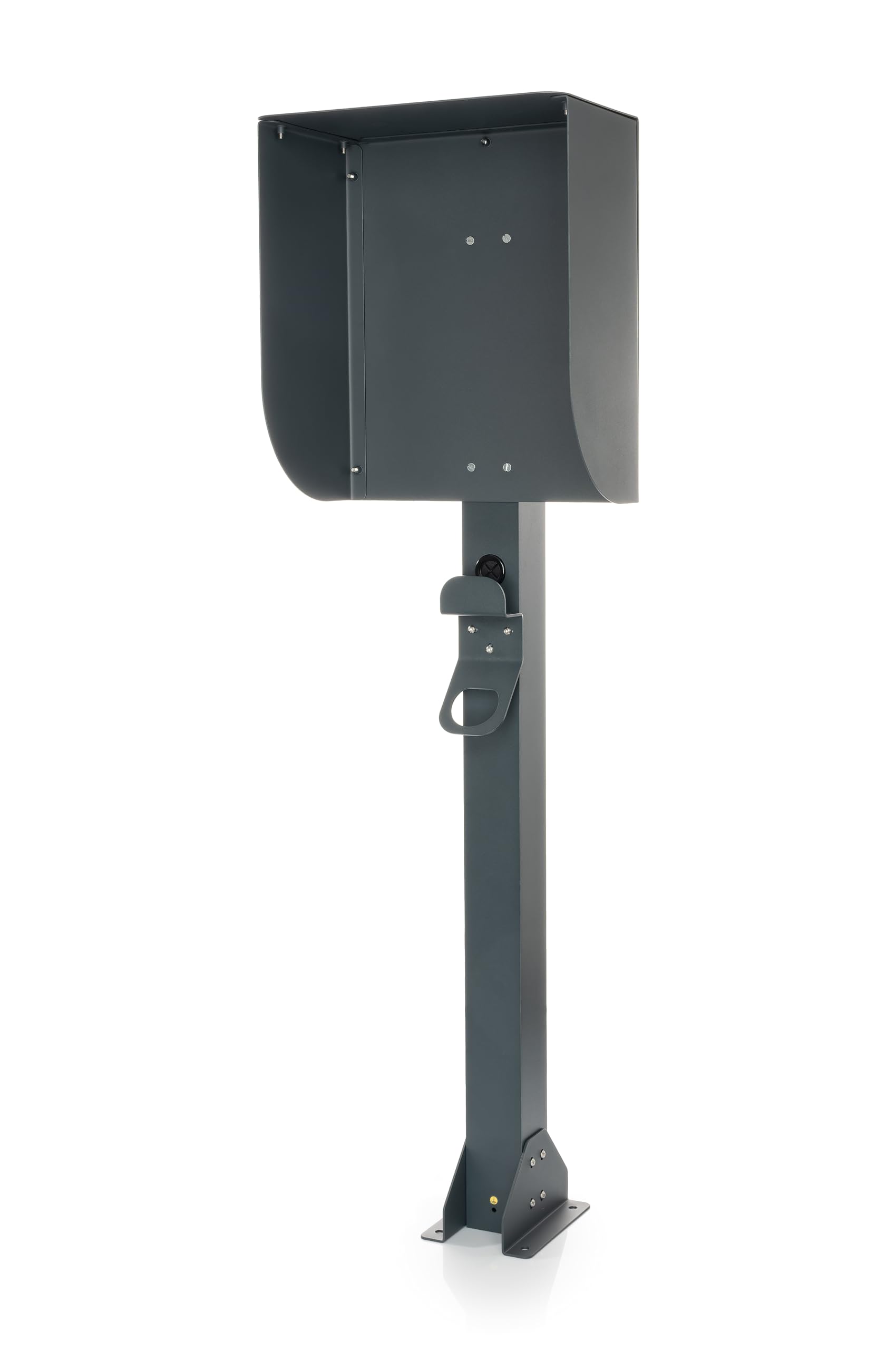 Base universale per wallbox in alluminio di alta qualità per la perfetta protezione dalle intemperie della stazione di ricarica wallbox