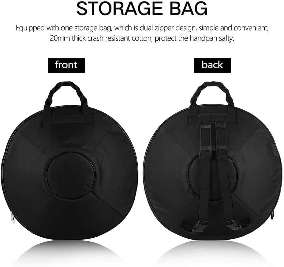 Amazon.co.jp: 22インチハンドパンスチールドラム、楽器、ニ短調