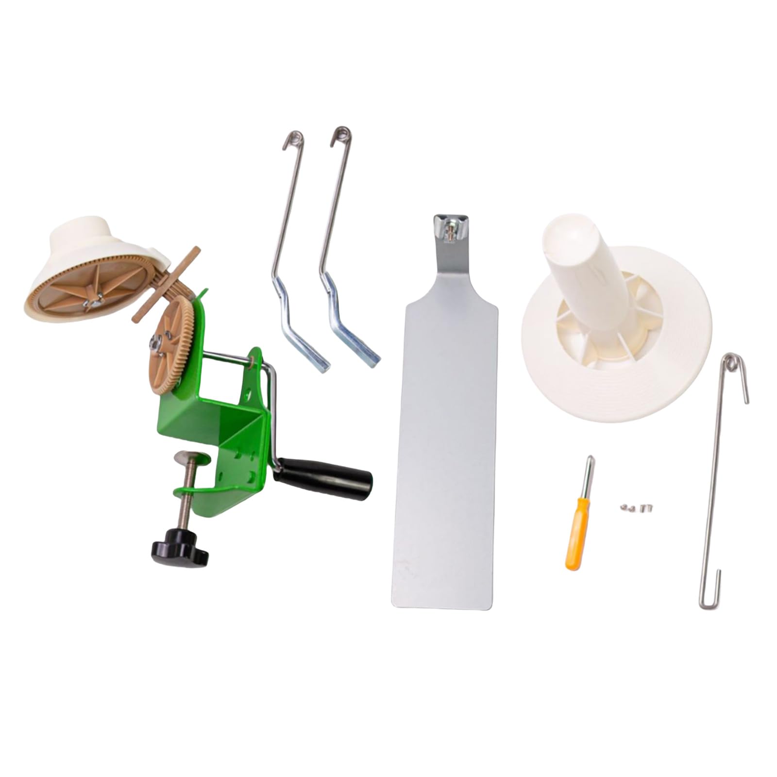 Kalttoy Manual Yarn Winder Easy to Set Up Yarn/Fiber/Wools/String Winder Needlecraft Hand Operated Stainless Steel