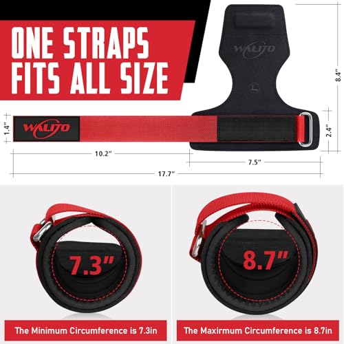 Image of Weight Lifting Wrist Strap,Double Layer Leather Wrist Wraps with Neoprene Padding for Weightlifting & Deadlifts - Adjustable Gym Straps for Men & Women