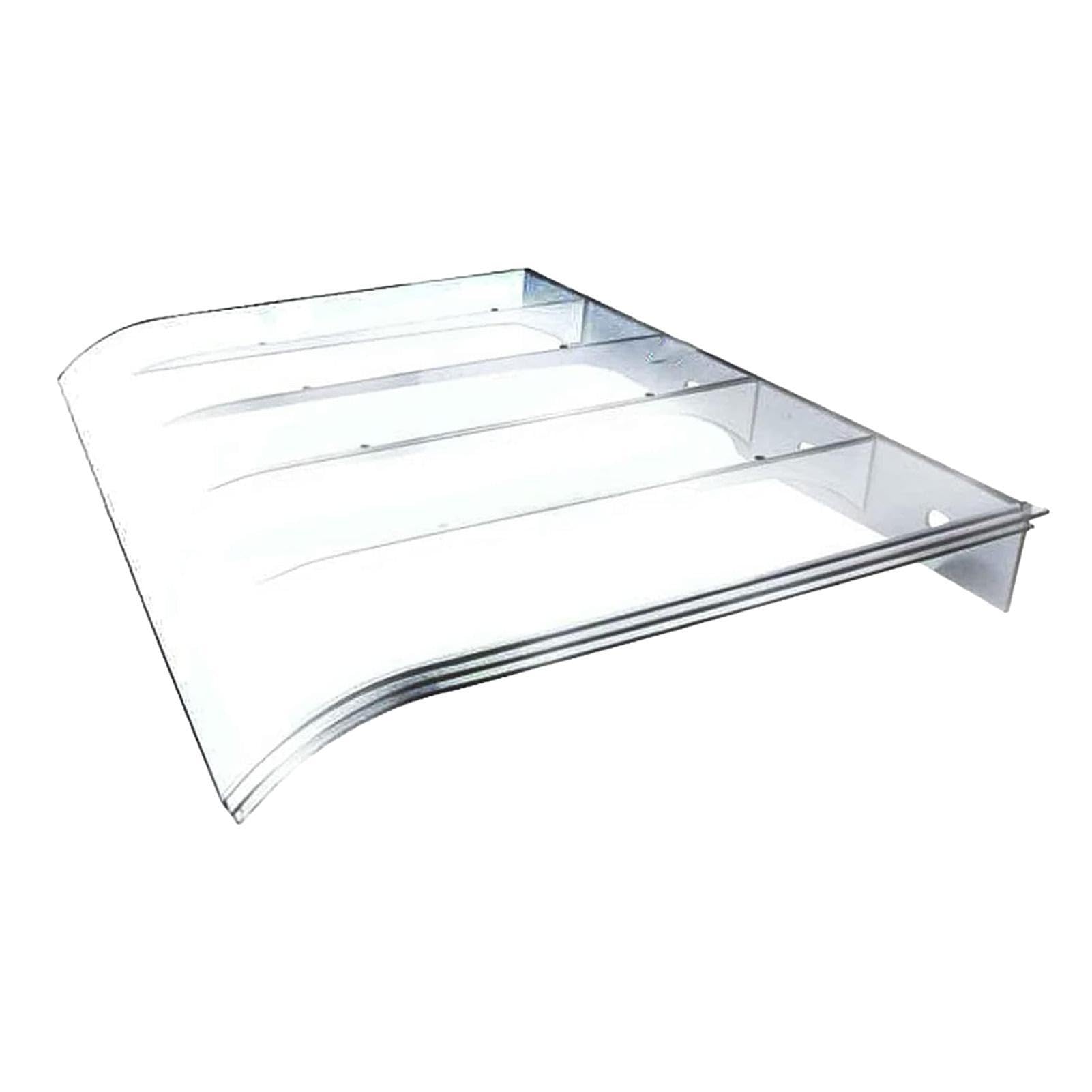 Tejadillo De Protección 40x50cm, Marquesina para Puerta De, Toldo De Policarbonato, Marquesina Exterior para Puertas y Ventanas contra Sol y Lluvia