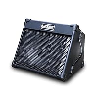 Coolmusic BP40 40W batteriebetriebener Verstärker, Akustikgitarrenverstärker, Busking-Verstärker, integriertes Bluetooth