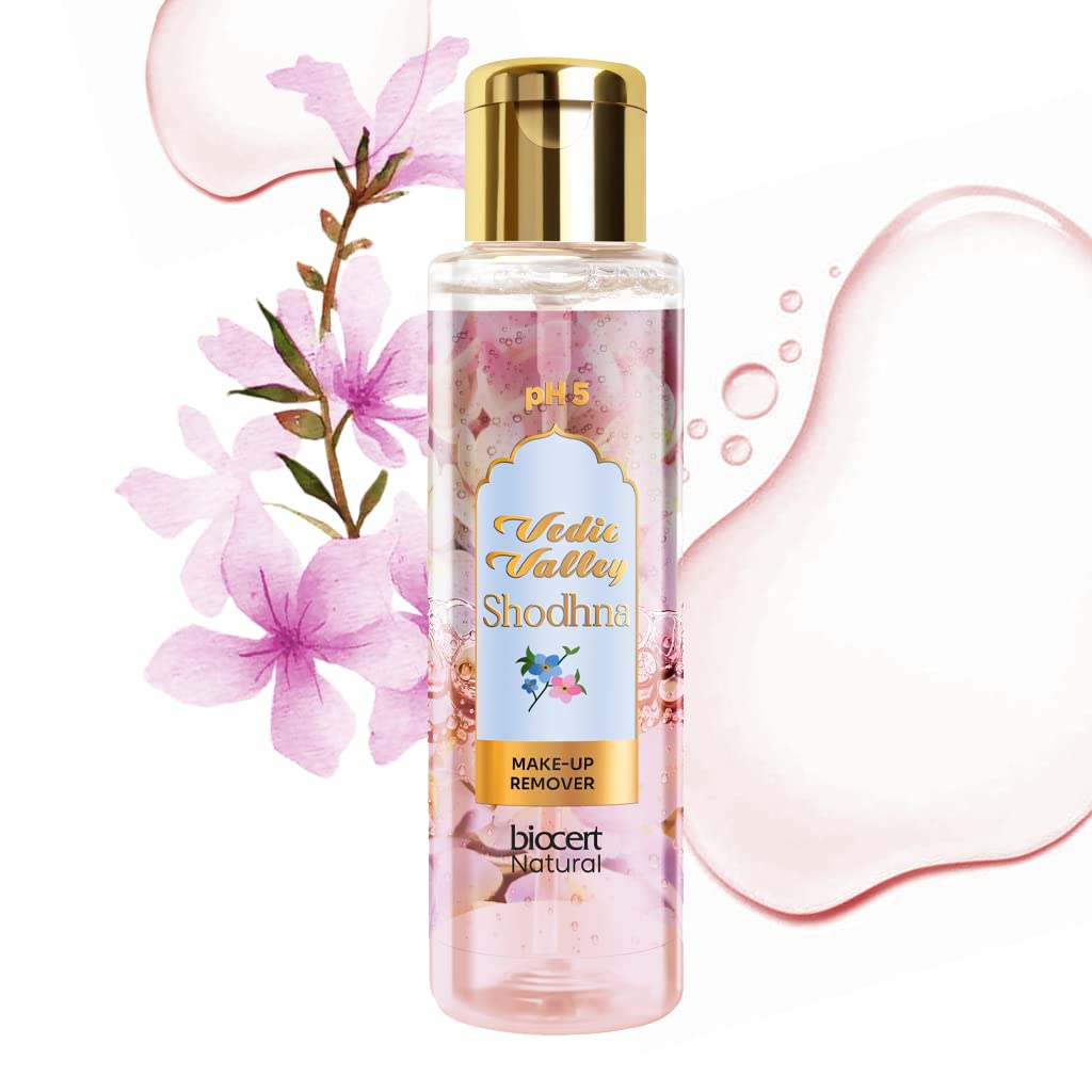 Vedic Valley Makeup Remover Certified Natural With Natural Floral Oil 100 ml-image-36
