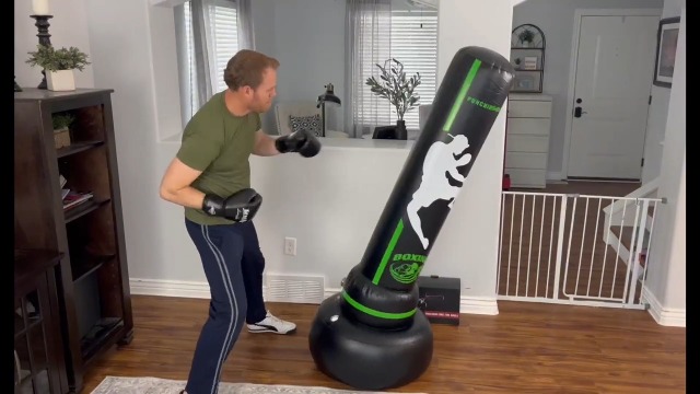 NZQXJXZ Schwerer Boxsack Stehend Erwachsene Jugendl Produktbild-Vorschau 9