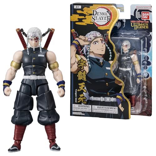 BANDAI - Ultimate Legends HD - Figurine d'action Demon Slayer 12 cm - Tengen Uzui - Licence Officielle Demon Slayer - Figurine articulée Tengen - Jouet Enfant 4 Ans et + - VE88965
