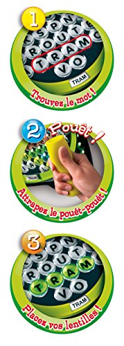 Goliath - MOTS MÊLÉS - Jeu de Société Famille dès 7 Ans - Jeux de Mots Mêlés Revisités Fun - Trouvez le Mot Caché puis Buzzez - Développe Observation et de Rapiditié - 2 à 4 joueurs - En Français