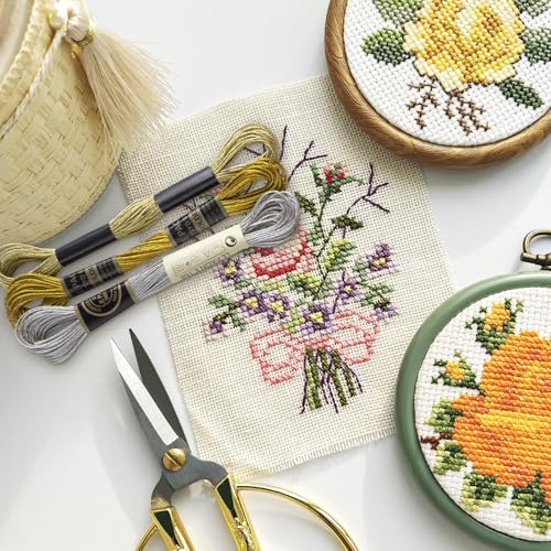 Image of 3 Skeins Metallic Embroidery Floss, Glitter Embroidery Thread String, Polyester Cross-Stitch Threads for Hand Embroidery, String Art, DIY Bracelet- Gold & Silver & Yellow