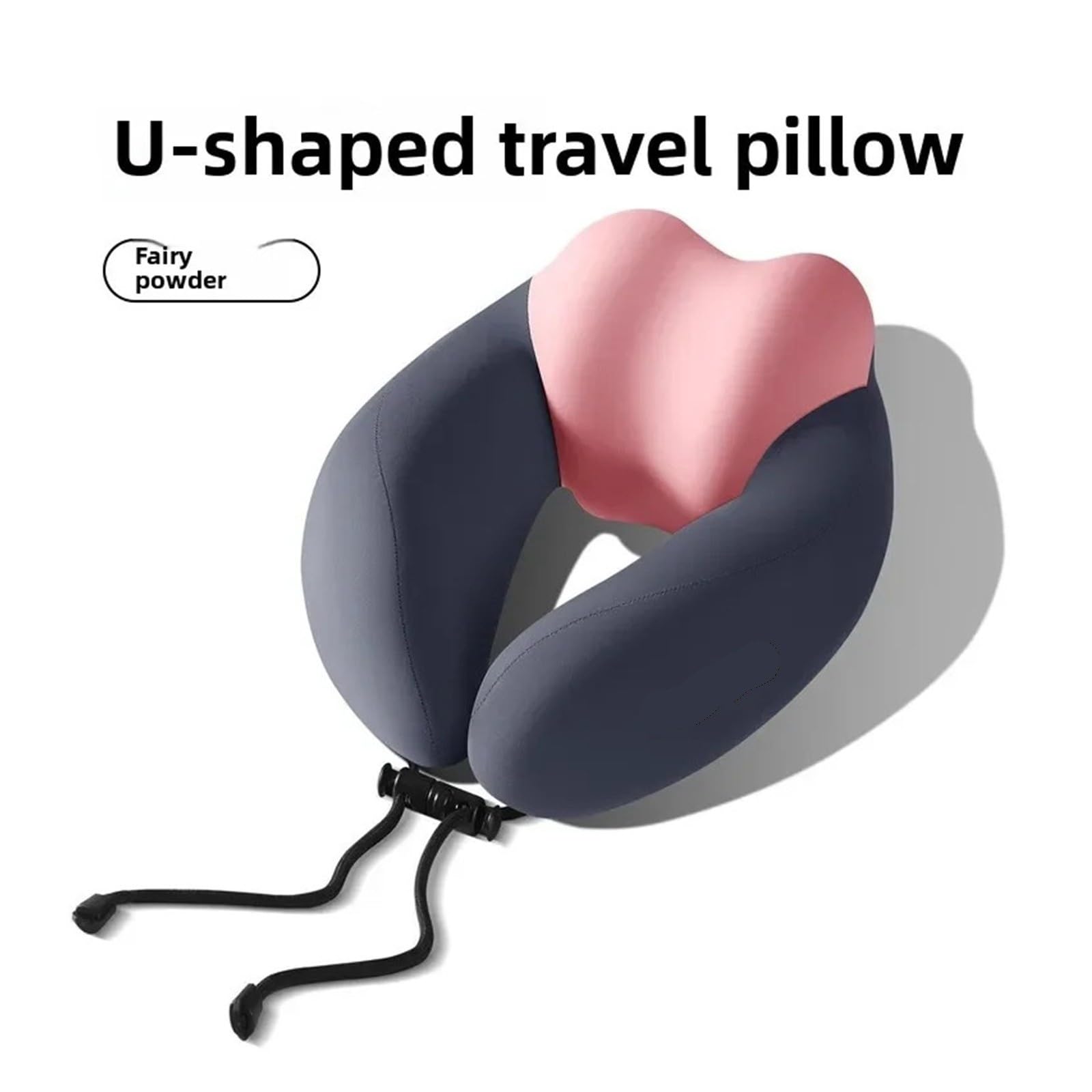 Memory Foam U-Shaped Travel Neck Pillow Washable Cover