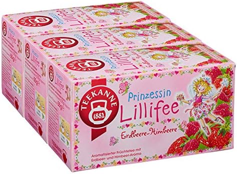 Teekanne Princess Lillifee Strawberry Raspberry Tea (3er Pack (3 x 20 Bags)