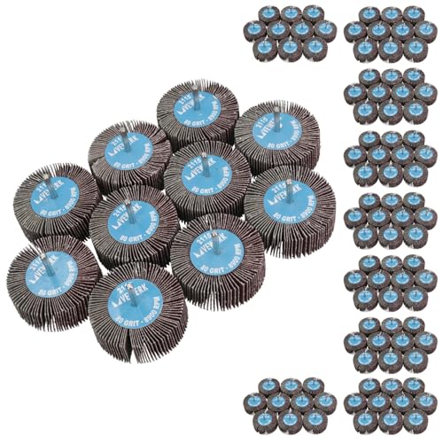 Disques abrasifs lamelles 80 meuleuse pour enlever rouille et décaper métal