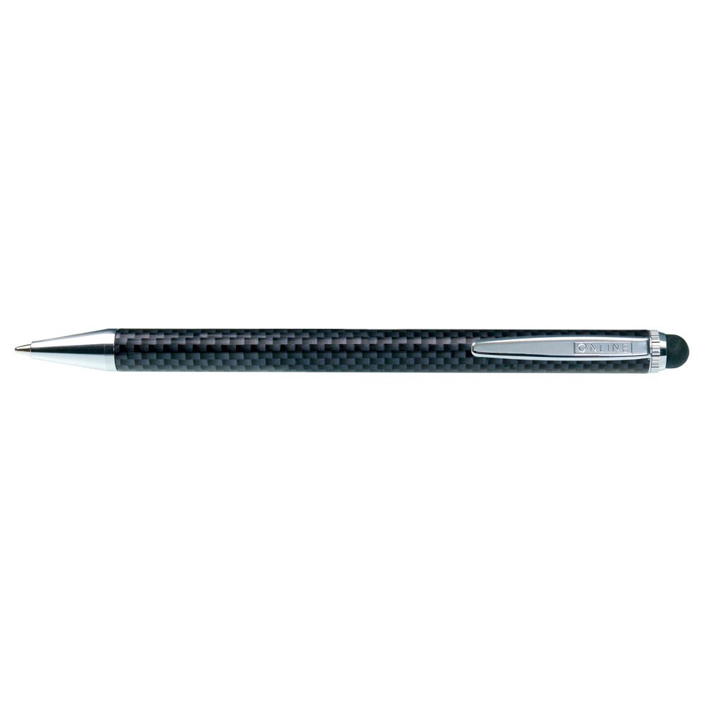 Online Schreibgeräte 34313/3D - Kugelschreiber Stylus XL, Großraummine M, blau, Carbon