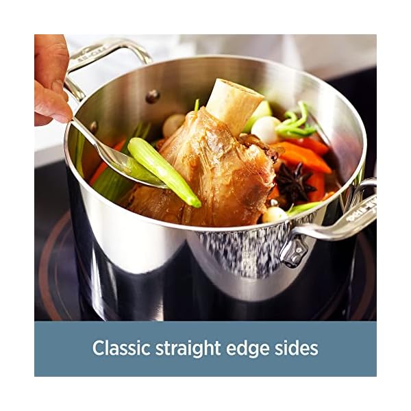 AllClad D3 3Ply Stainless Steel Cookware Set 7 Piece Induction Oven