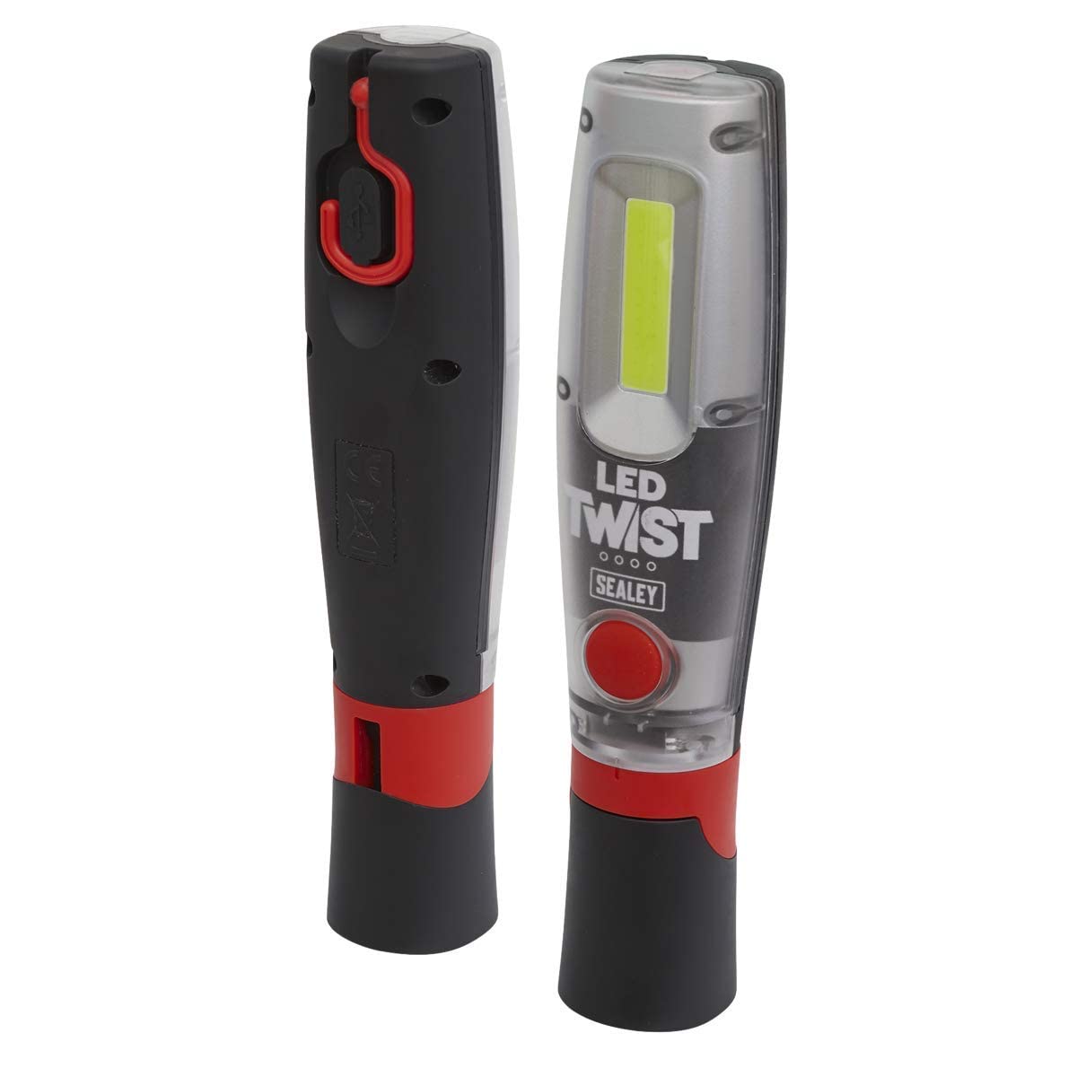 LED Twist Rechargeable Inspection Light 8W COB & 1W SMD
