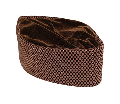 Oga Faaji African Kufi Apapo Cap (Extra Large 24 5/8 Inches, Brown)