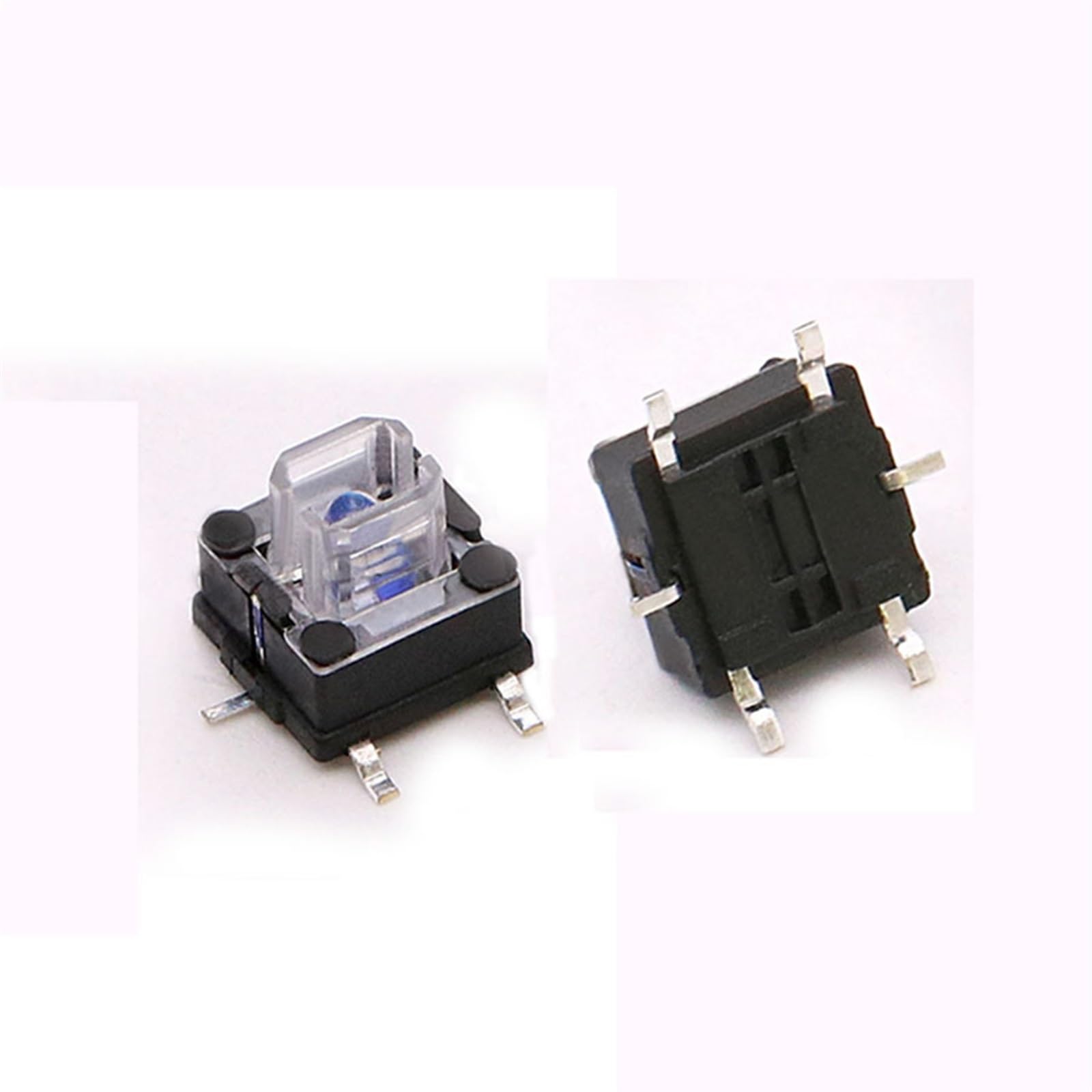 Micro-interrupteur tactile 7x7mm LED bleue idéal pour vos projets de domotique maison