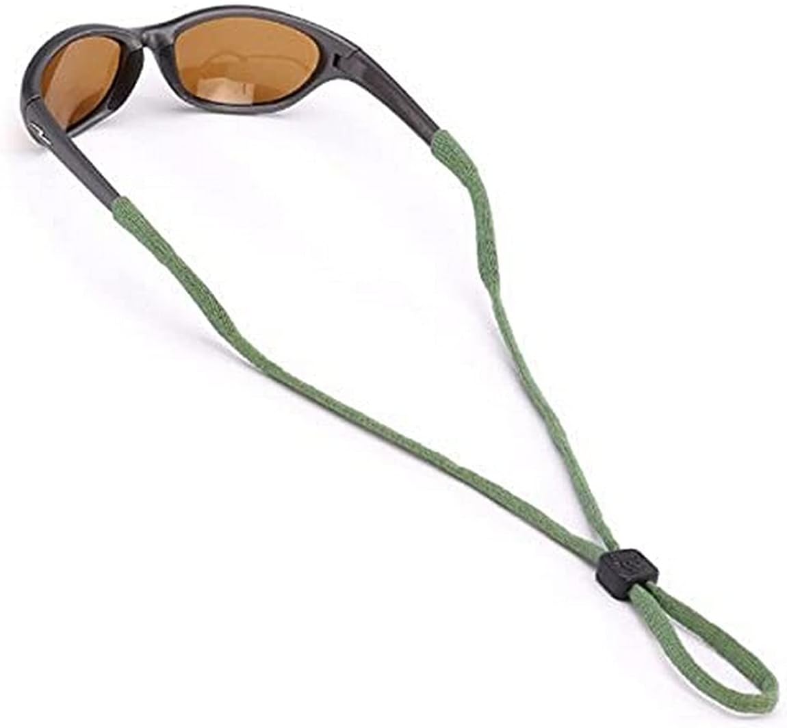 Chums Original Cotton Retainer - Unisex Eyewear Keeper for Sunglasses & Glasses - Adjustable Fit, Washable & Made in USA (Small-End)