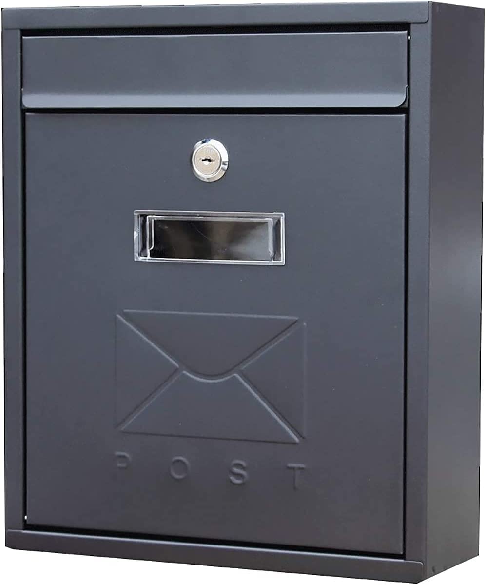 Sjdopulse Suggestion Box Business Drop Boxes Donation Box Wall Hanging Home European Newspaper Box Outdoor Mailbox Villa Postal Waterproof And Rain Letter Box Small Inbox Mailboxes For Outside Post Mount