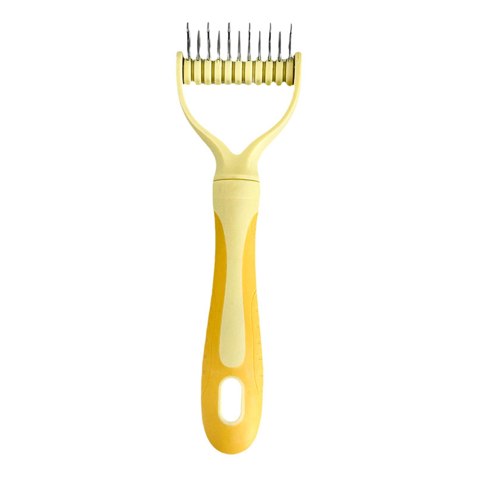 Multipurpose Pet Grooming Tool Comfortable Hair Comb For Detangling Pet Furs All Breeds Pet Grooming Brush For Pet Salon